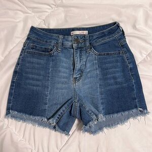 SO Blue Jean Shorts Distressed Cut-Off Style